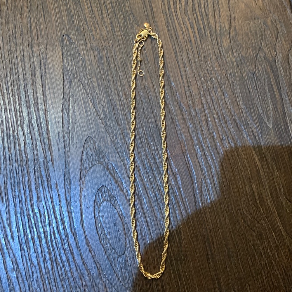 New Madewell Gold Chain Adjustable Necklace